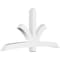 Ekena Millwork Davenport Architectural Grade PVC Gable Bracket, 96"W x 48"H x 6"D x 6"F, 12/12 Pitch GBP096X48X0606DAV00 - alternate 1